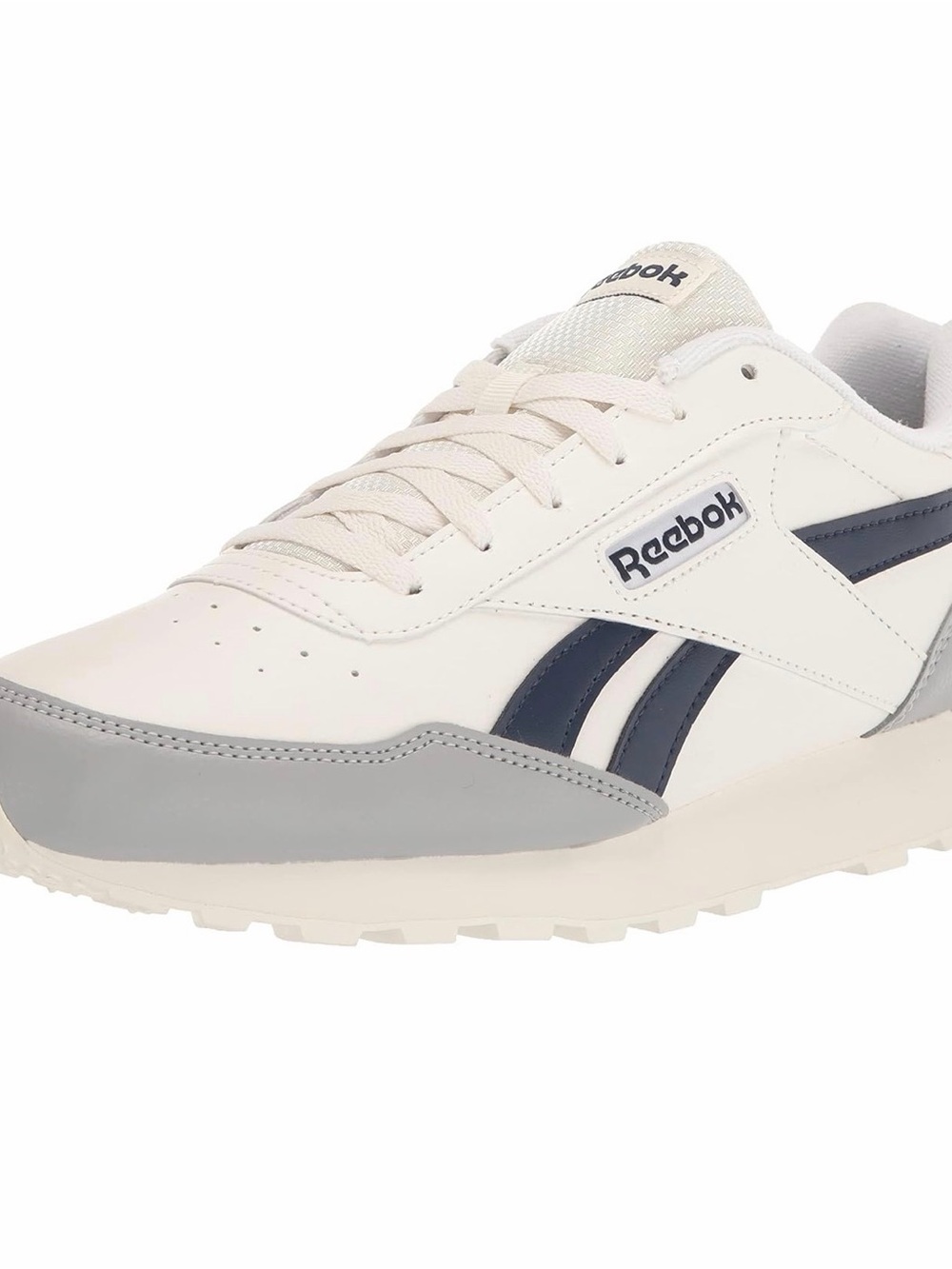 Reebok Women’s Sneakers White Navy Gray Unisex WMNS Sz.6 /Men 5